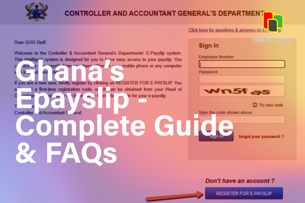 Ghana's EPaySlip Complete Guide & Frequently Asked